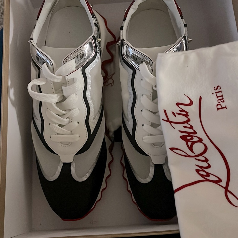 Christian Louis Vuitton Brand New Loubishshark Flat Men’s Tennis Shoes